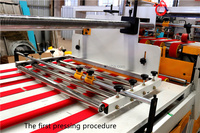 Les fabricants du comté de Cangzhou Dongguang vendent une machine de collage et de formage de boîtes ondulées semi-automatique ZXJ2800
