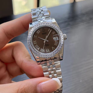 นาฬิกาอัตโนมัติประดับเพชร ตัวเรือนหรูหรา พร้อมเครื่องญี่ปุ่น ผ่านการทดสอบเพชร นาฬิกาข้อมือผู้ชาย - Product Image 6