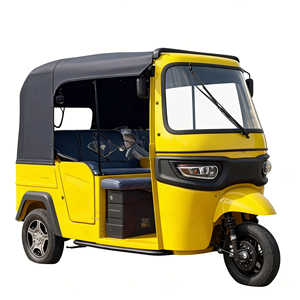 Listo para Enviar: Triciclo Eléctrico <span class=keywords><strong>de</strong></span> Pasajeros <span class=keywords><strong>de</strong></span> 3 Ruedas Tuk Tuk Baja-j TVS King con Cabina - Fabricado en China - Product Image 2