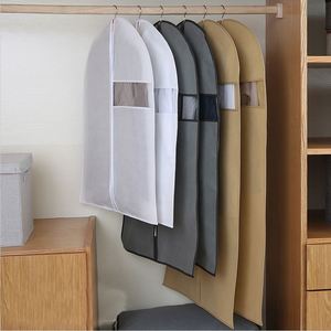 Housse de protection en tissu non tissé pour vêtements, housse de costume, housse de rangement pour manteaux, sac de costume pour hommes, femmes et enfants - Product Image 3