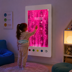 Luces de Burbujas Táctiles Visuales que Cambian de Color, Fuentes de Agua Sensoriales, Pared de Burbujas Interactiva para Salas <span class=keywords><strong>Multisensoriales</strong></span> - Product Image 1