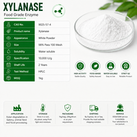 Xylanase 50000 U/g Endo-1,4-Xylanase Beta-1,4-Xylanase Hemicellulase Préparation enzymatique pour l'alimentation animale et l'industrie du papier