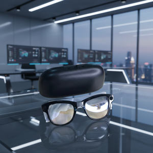 <span class=keywords><strong>Gafas</strong></span> Inteligentes con IA para Hombre y Mujer, con Cámara de 800W, Estuche de Carga, Funciones de Fitness, Deporte, Wifi, Foto, Video, Reconocimiento y Traducción, para <span class=keywords><strong>Ray</strong></span> <span class=keywords><strong>Ban</strong></span> M02 - Product Image 1