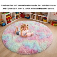 Tapis rectangulaire soyeux et doux, couleur unie, à poils longs, style moderne et minimaliste, idéal pour le salon, comme tapis de chaise d'ordinateur ou coussin de yoga.