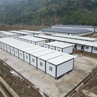 Maison conteneur préfabriquée moderne isolée, modulaire et connectable par boulons, pour boutique éphémère et bureau commercial