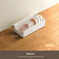 Boîtes de rangement modernes en plastique ABS LANZYLO ODM avec compartiments de tri et séparateurs de placard pour cosmétiques et vaisselle