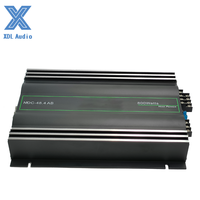 Amplificateur de voiture en aluminium de classe AB 40W*4CH de niveau d'entrée, puissance maximale de 600W avec crossovers et égaliseurs pour système audio de voiture