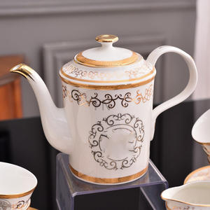 Ensemble de café en porcelaine fine de luxe nordique, 15 pièces, prix de gros - Product Image 3