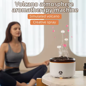 Flame Series Explosive Jellyfish Fire Mountain Humidificador Perfume Difusor Aromaterapia Difusor Ayuda a dormir Humidificador de aire - Product Image 6
