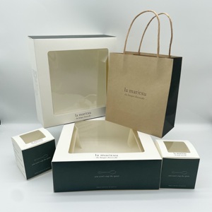 Tall clear 6inch 12x12x12 White Rectangle Tall Cake Box <strong>14</strong> Inch 12x12x8 12 Inch Mini Cake Box 10inch Packaging with Window - Product Image 6