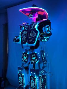 Costume Robot LED con Stivali, Sombrero Messicano, Armatura Intagliata, Luminoso per Spettacoli Notturni e Parate - Product Image 2