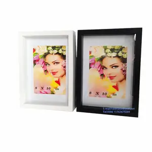 Black White A3 A4 Shadow Box Frame Showcase Artwork & Objects With Multicolored Mounts
