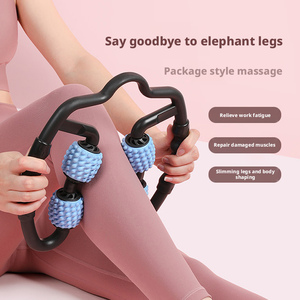 Muscle Relaxer Shaft Clamp <b>Roller</b> Massager for Yoga <b>Exercises</b> Leg Rolling Massager Pain Relief Mobility Foot Therapy Tool Unisex - Product Image 5