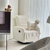 Fauteuil électrique zéro gravité, amovible et lavable, monoplace 360 °   Fauteuil à bascule rotatif - un incontournable pour les parents et les enfants.