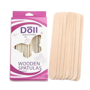 Sáp Sử Dụng 50 Pcs Nhà Máy Giá Bằng Gỗ Spatulas Tóc Loại Bỏ Bằng Gỗ Sáp Thìa