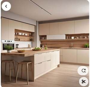 Armoires sur mesure haut de gamme aux tons froids, appareils encastrés, conteneurs de rangement complets pour armoires, style d'armoire ouverte, pour armoires de maison - Product Image 1