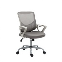 Confortable ordinateur pivotant de luxe en mouvement moderne à bascule bureau arrière chaise ergonomique moderne en maille avec appuie-tête