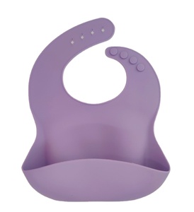 Bavoirs manuels en silicone pour bébé, imperméables, doux, sans BPA, à débit lent, pour usage domestique, unisexe, 10-72 mois, certifiés CE, rouge vin/orange - Product Image 5