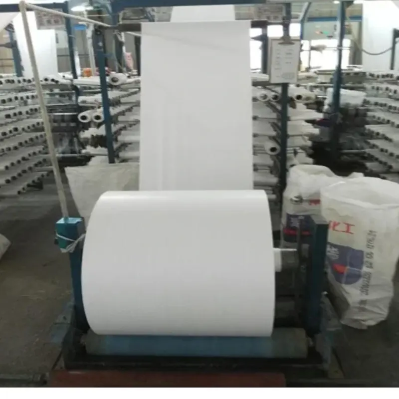 Zhiye 2024 China tube woven pp bags pp woven fabric rolls pp woven sack roll polypropylene bag roll