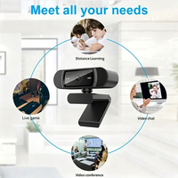 Fabrika çıkışlı USB Otomatik Odaklamalı 1080P HD 30FPS Sürücüsüz Web Kamerası, PC'lerde, Dizüstü Bilgisayarlarda ve Android'de Canlı Yayın için Stokta