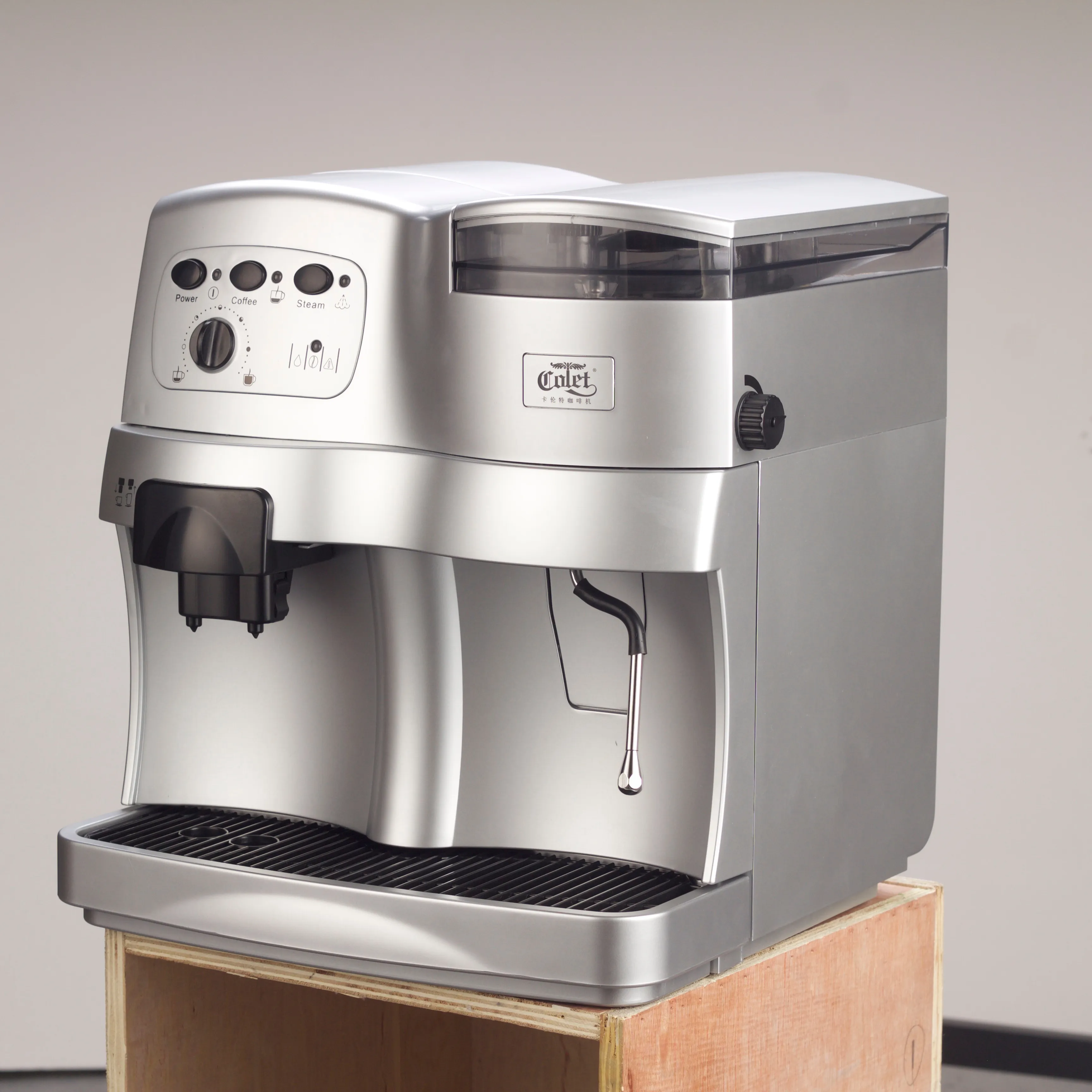 ロングバンクLB-CM-001全自動エスプレッソコーヒーメーカー自動コーヒーマシン電気12プラスチックホワイト便利2201250