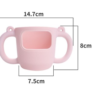 Food Grade Silicone <b>Cup</b> Sleeve 14oz High Temperature Protective Eco Friendly <b>Reusable</b> Washable - Product Image 4