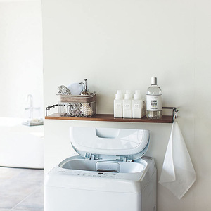 <b>Bathroom</b> <b>Wall</b> Mounted Storage Rack 50X30CM Single Layer Durable <b>Shelf</b> For Toilet Cosmetics Towel Living Room - Product Image 1