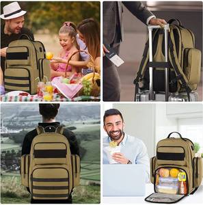 Mochila Nevera <span class=keywords><strong>para</strong></span> Picnic, Camping y Senderismo, Bolsa de Almuerzo <span class=keywords><strong>para</strong></span> Viajes <span class=keywords><strong>al</strong></span> Aire Libre, Bolsa de Hombro con Puerto de Carga USB - Product Image 6