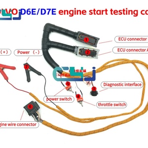 Faisceau de câblage de démarrage moteur D6E D7E 88894000 pour excavatrice, câble de test de démarrage, faisceau de câblage pour pièces de machines de construction - Product Image 3