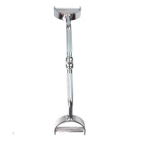 Fixation de câble Cintre tournant Chrome Wide Grip Lat Pull Down Curl Pro Style Lat Bar