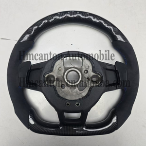 Volante Deportivo LED de Fibra de Carbono y Alcántara, el Más Popular para Volkswagen, para VW GTI7 Golf MK7 - Product Image 4