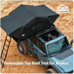Tente de toit EZNEST Bronco Special T2 Pro à double couche, une chambre, anti-condensation, <span class=keywords><strong>quatre</strong></span> <span class=keywords><strong>saisons</strong></span>, ouverture et pliage rapides - Product Image 2