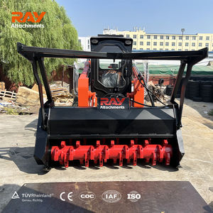 Mesin Pemotong Rumput Hutan untuk Skid Steer/Excavator REDM50, Alat Pemotong Pohon untuk Kehutanan - Product Image 1