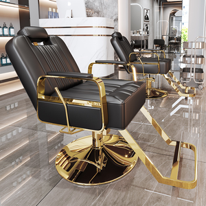 เก้าอี้ตัดผมไฮดรอลิกแบบวินเทจสำหรับร้านทำผม HT Hairdressing เหมาะสำหรับร้านเสริมสวย ตัดผม จัดแต่งทรงผม และร้านตัดผมชาย - Product Image 4