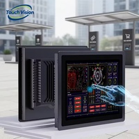 Monitor Industrial de 19 Pulgadas para Montaje en Panel, IP65 Resistente al Agua, Marco Abierto, Pantalla LCD Multitáctil PCAP 5:4 para Kiosco y Automatización