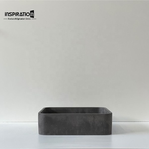 Lavabo autoportant en béton <span class=keywords><strong>à</strong></span> grande capacité pour villas de luxe, halls d'hôtels et solutions de conception de salles de bain complètes - Product Image 1