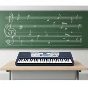 Tastiera Elettronica a 61 Tasti con Display LED, 100 Toni, Ritmi, Funzione di Registrazione, Pianoforte Portatile (EK61201) - Product Image 4