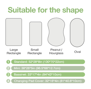 Cotton Crib Pad Cover <strong>Baby</strong> Crib Fitted <strong>Cot</strong> Sheet <strong>Baby</strong> Sleeping Bassinet Sheet Newborn Waterproof Mattress For <strong>Baby</strong> - Product Image 6