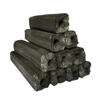 China Fornecedor Carvão para churrasco de serragem de bambu quadrada de alta temperatura