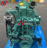 Moteur diesel D7E pour excavatrice, ensemble moteur D4D D5D D5E D6D D6E D7D D7E D8K D9D 2100 tr/min 62KW, moteurs et pièces de machines pour Volvo