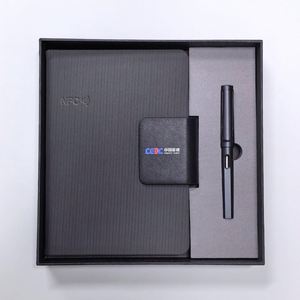Ensemble cadeau promotionnel d'entreprise haut de gamme FX Smart Products, bloc-notes avec puce NFC et stylo, bloc-notes de luxe avec logo personnalisé pour Noël - Product Image 4