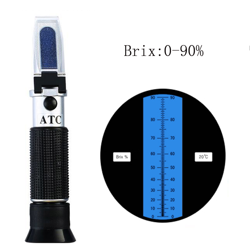 Handheld Brix Sugar Refractometer 0 90