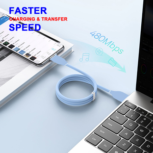 Thân Thiện Với Da Silicone Loại C Cáp <span class=keywords><strong>USB</strong></span> A Để <span class=keywords><strong>USB</strong></span> C Cáp 66W/6A Nhanh Chóng Sạc Cáp Tương Thích Với Android <span class=keywords><strong>USB</strong></span>-C Các Thiết Bị - Product Image 6