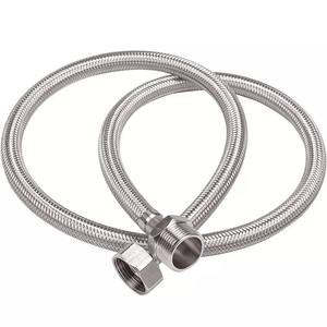 <span class=keywords><strong>Tubo</strong></span> <span class=keywords><strong>de</strong></span> extensión <span class=keywords><strong>de</strong></span> <span class=keywords><strong>lavadora</strong></span> <span class=keywords><strong>de</strong></span> acero inoxidable OEM 3/4 "X 6 pies Manguera <span class=keywords><strong>de</strong></span> <span class=keywords><strong>lavadora</strong></span> a prueba <span class=keywords><strong>de</strong></span> explosiones Línea <span class=keywords><strong>de</strong></span> suministro <span class=keywords><strong>de</strong></span> agua fría y caliente universal - Product Image 1