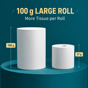 Papier toilette OEM ODM, 8 rouleaux, 5 plis, pâte de bois vierge, 100g/rouleau, 138x12mm, résistant, doux, absorbant, jetable, pour usage domestique - Product Image 6