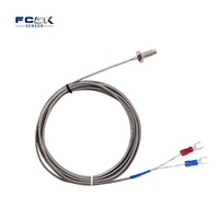 Thermocouple de type K, capteur de haute température pour four industriel, personnalisable OEM, plage 0-400°C, diamètre de la sonde 6 mm