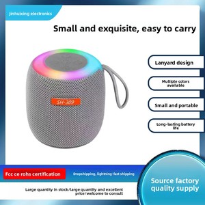 2025 xách tay RGB Mini cho Bluetooth Loa USB/TF/FM không dây 5W DC Pin loa mới khuyến mại nhựa Quà tặng khuyến mãi - Product Image 5