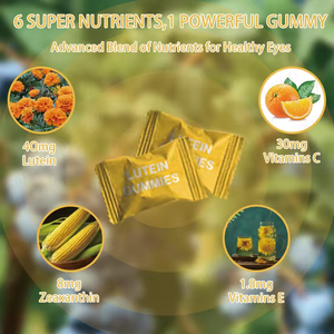 Fabrika Çıkışı OEM/ODM <span class=keywords><strong>Lutein</strong></span> Jelibonları Göz Vitamini ve Mineral Takviyesi, <span class=keywords><strong>Lutein</strong></span> ve Zeaksantin İçeren Jelibon Vitaminleri ile Göz Sağlığı İçin - Product Image 2
