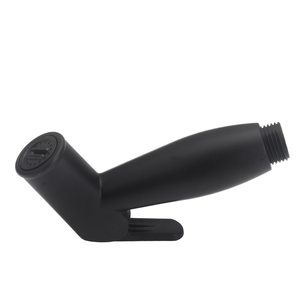 Матовое черное сиденье для унитаза с душевой головкой и ванной - Product Image 6