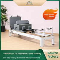 Reformer de Pilates de Aluminio Blanco para Entrenamiento de Instructores y Programas de Certificación